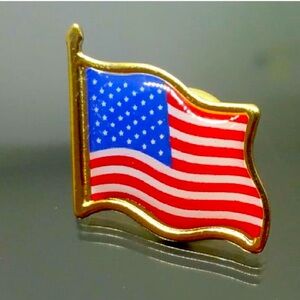 US Flag American Flag Lapel Pin United States USA Tie Badge Pin 0.8”